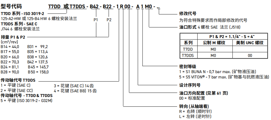 T7DD-B42-B22-1R00-A1M0 / T7DDS-B42-B22-1R00-A1M0